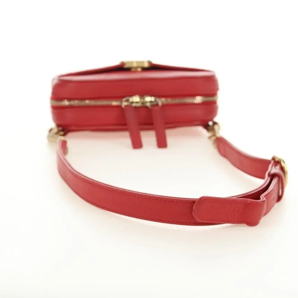 Chanel Matelasse Chic Affinity Chain Shoulder Bag Red